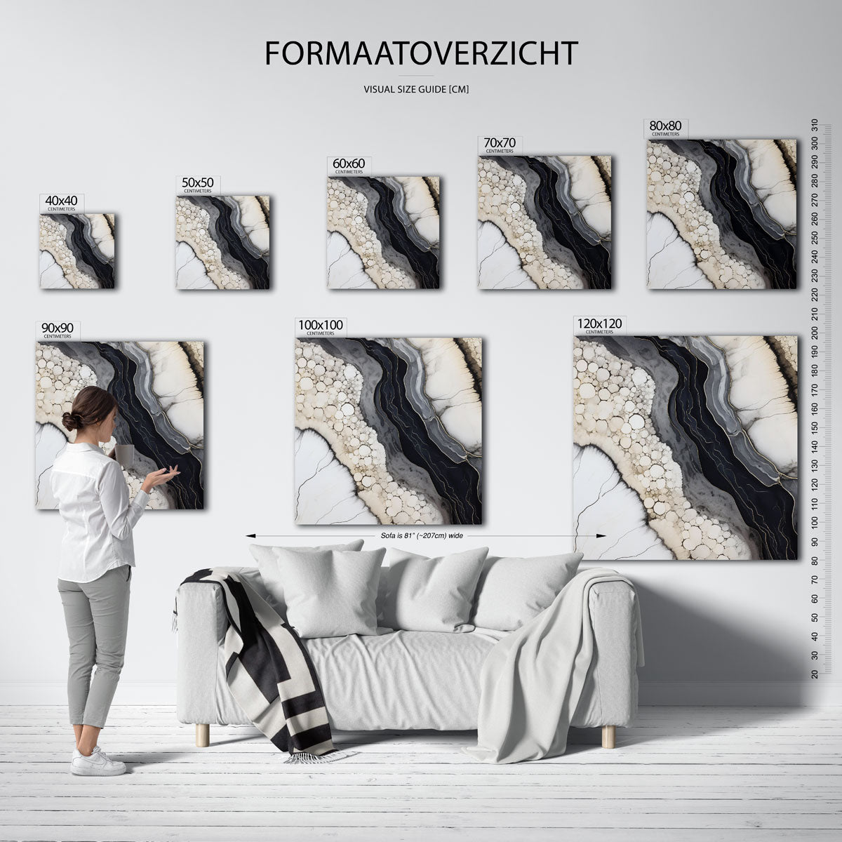 Abstracte vormen Poster