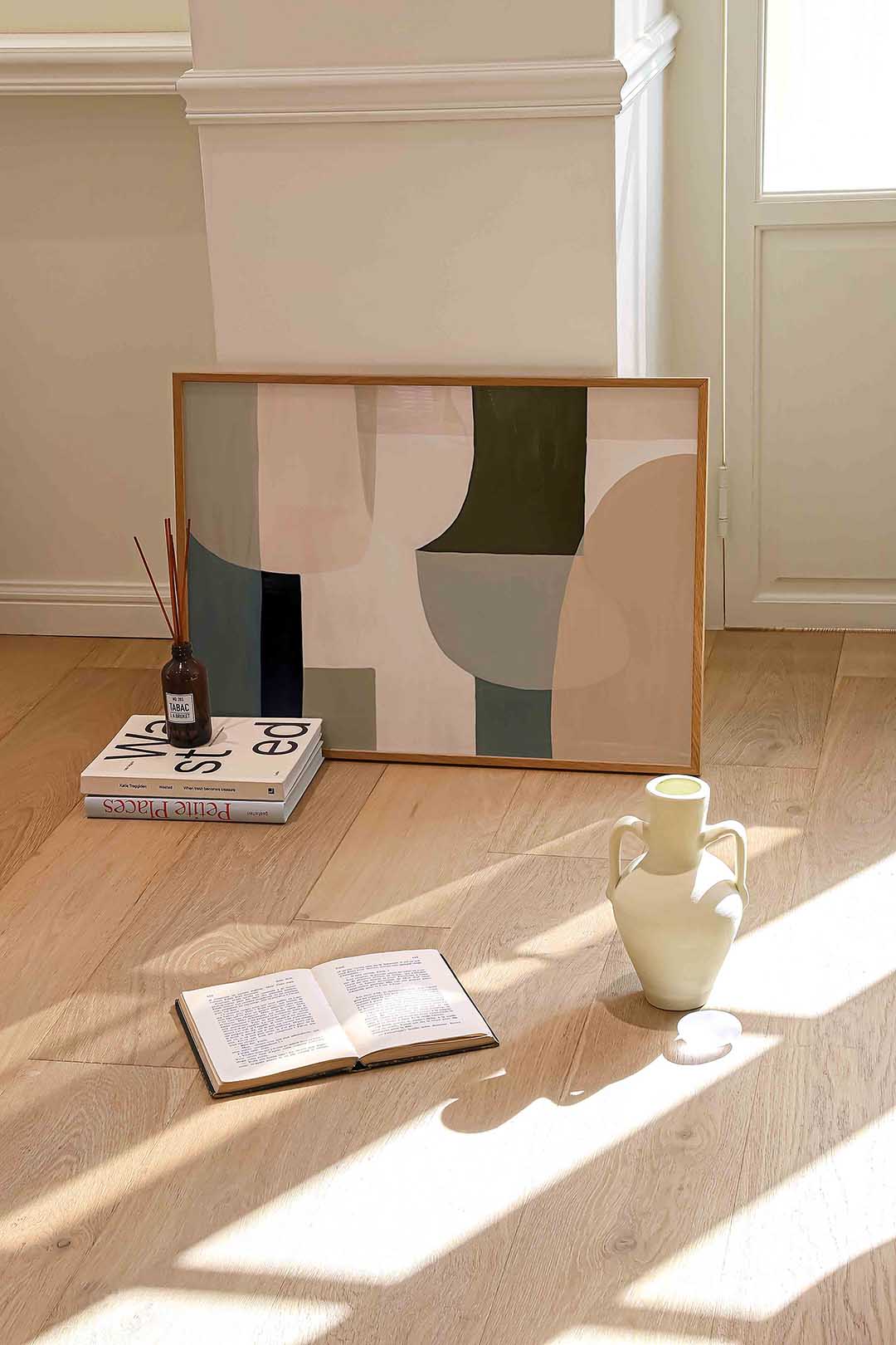 Abstracte vormen Poster