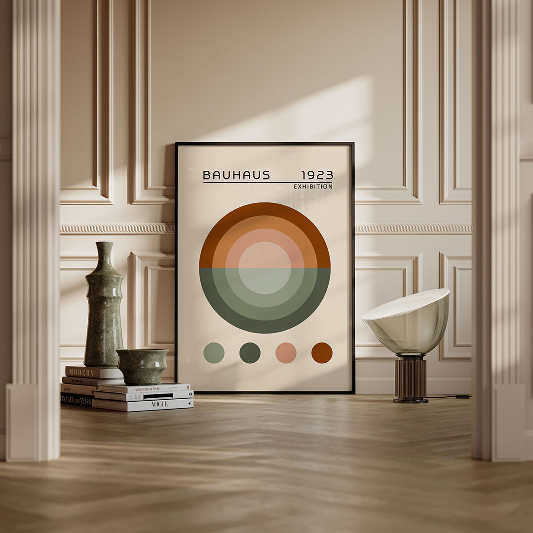 Cirkelvormen en kleur Poster