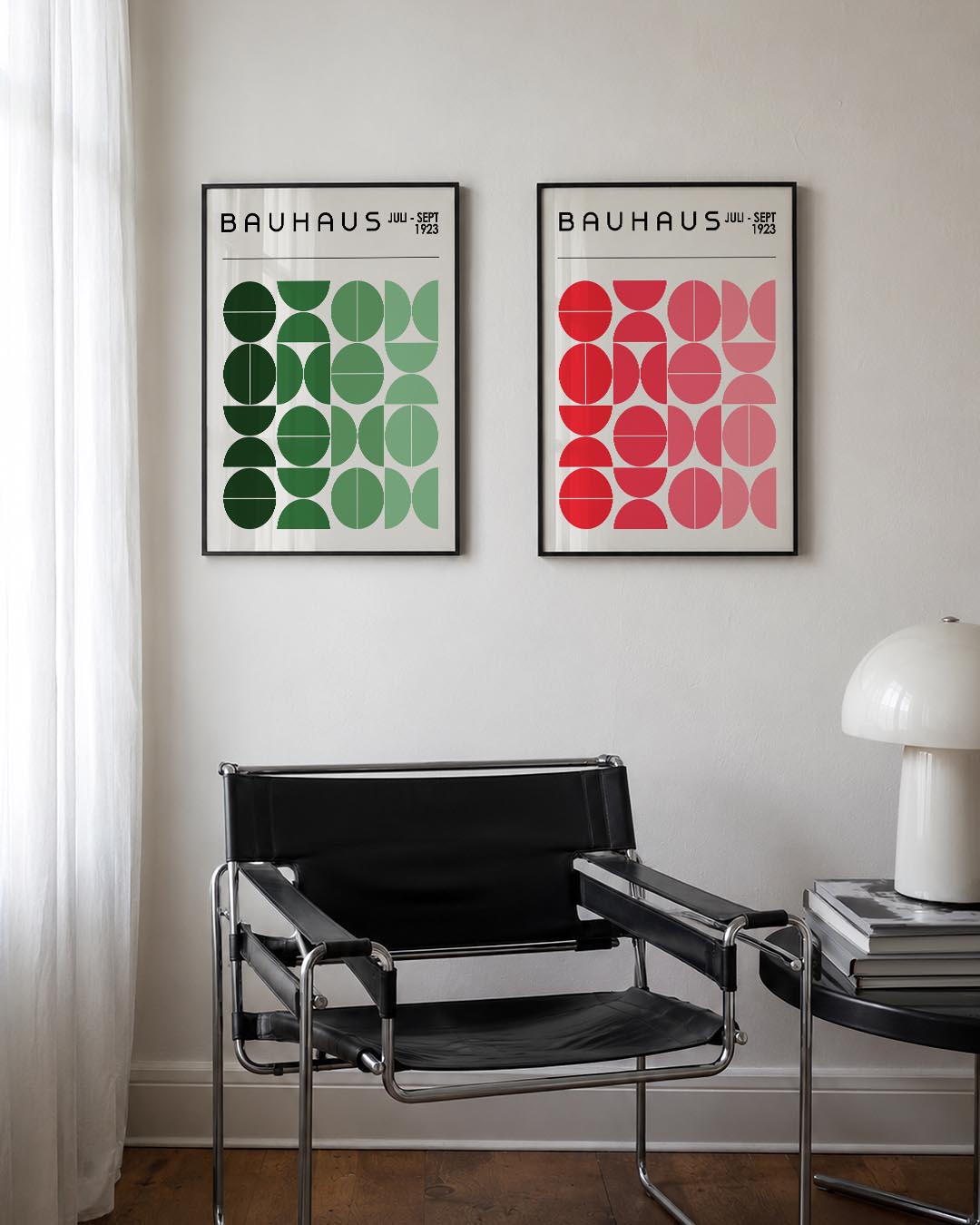 Groene cirkelritmes Posterset
