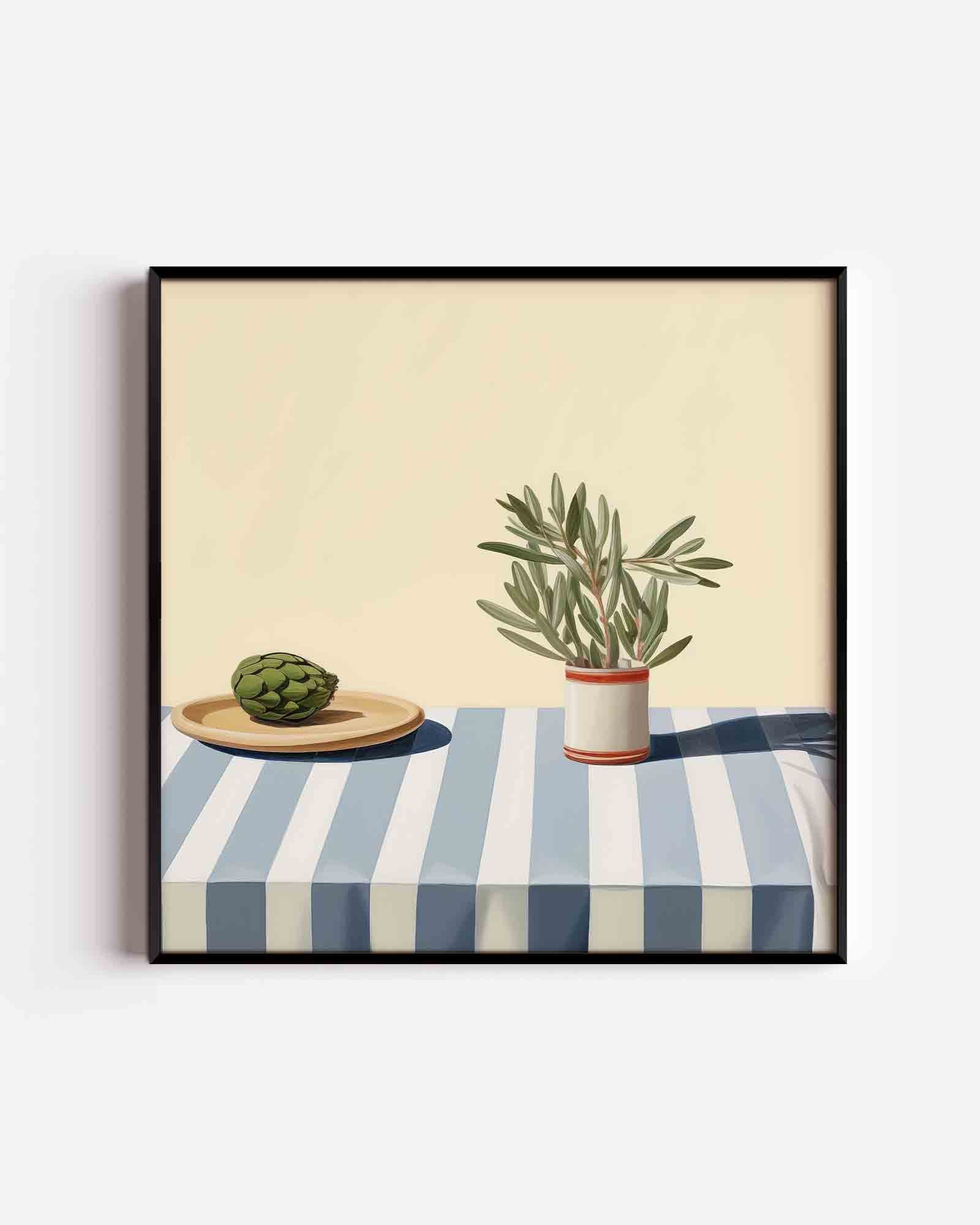 Plant en artisjok Poster