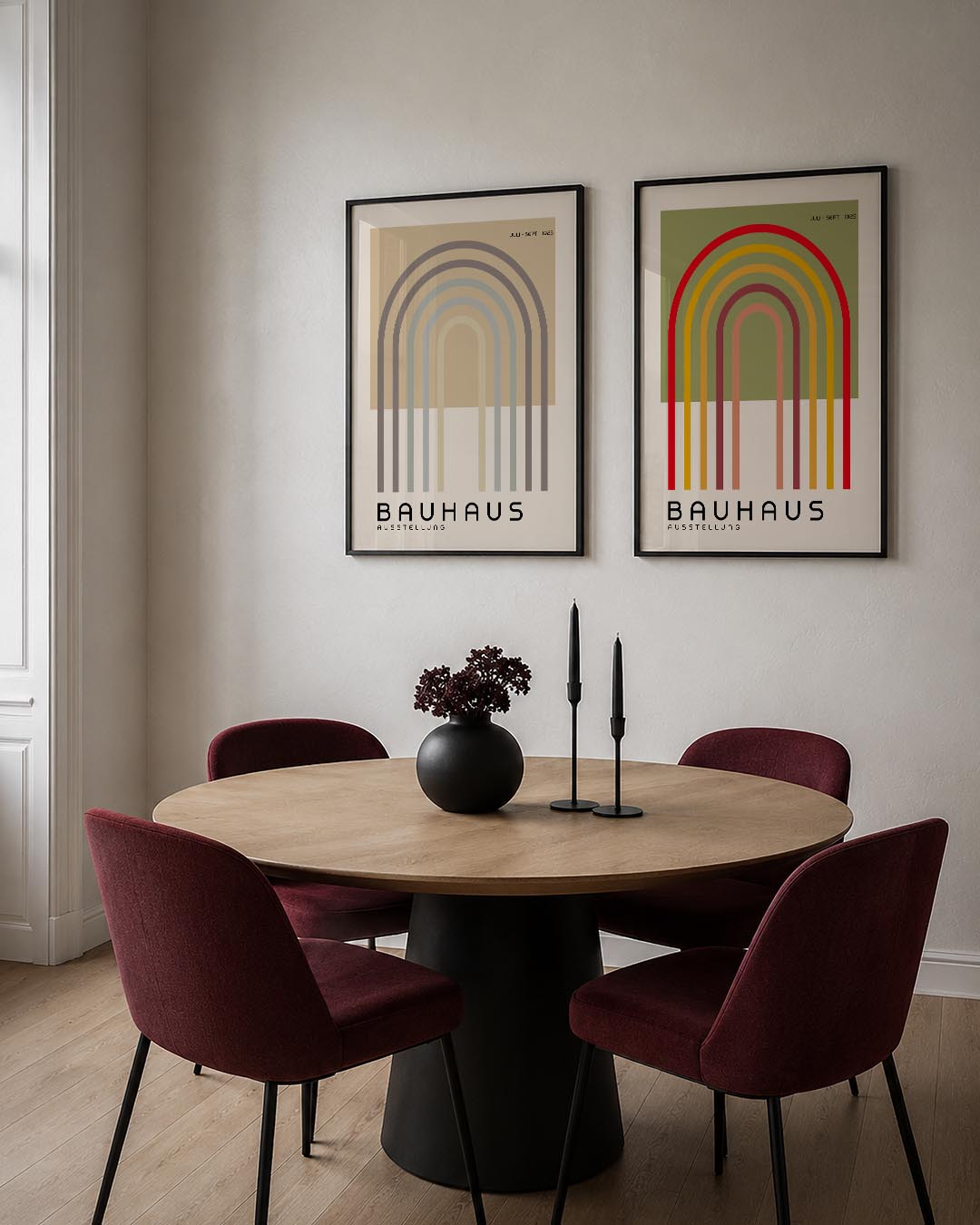 Boogvormen en lijnen Posterset