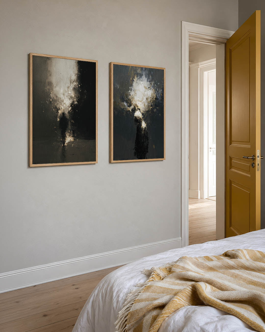 Vervagende silhouet Posterset