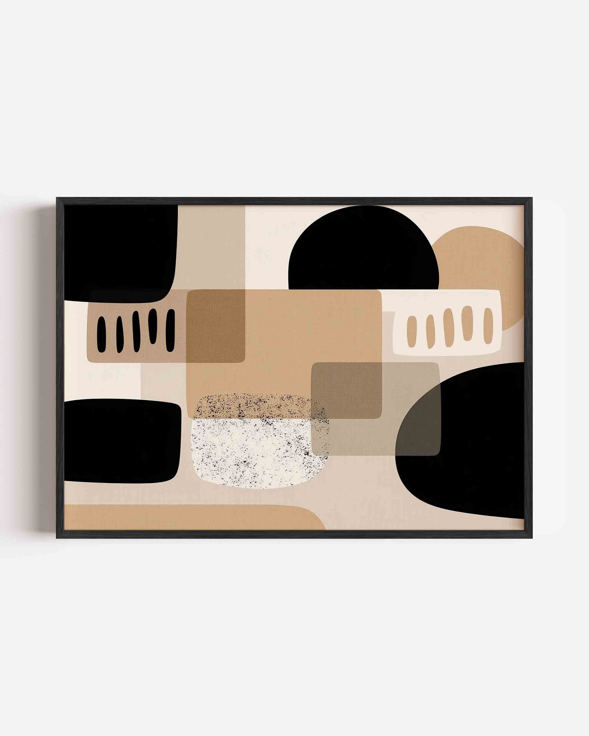 Abstracte vormen Poster