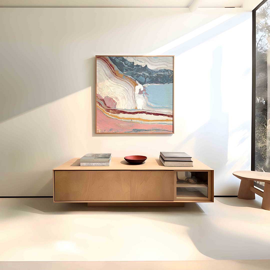 Abstracte lagen Poster