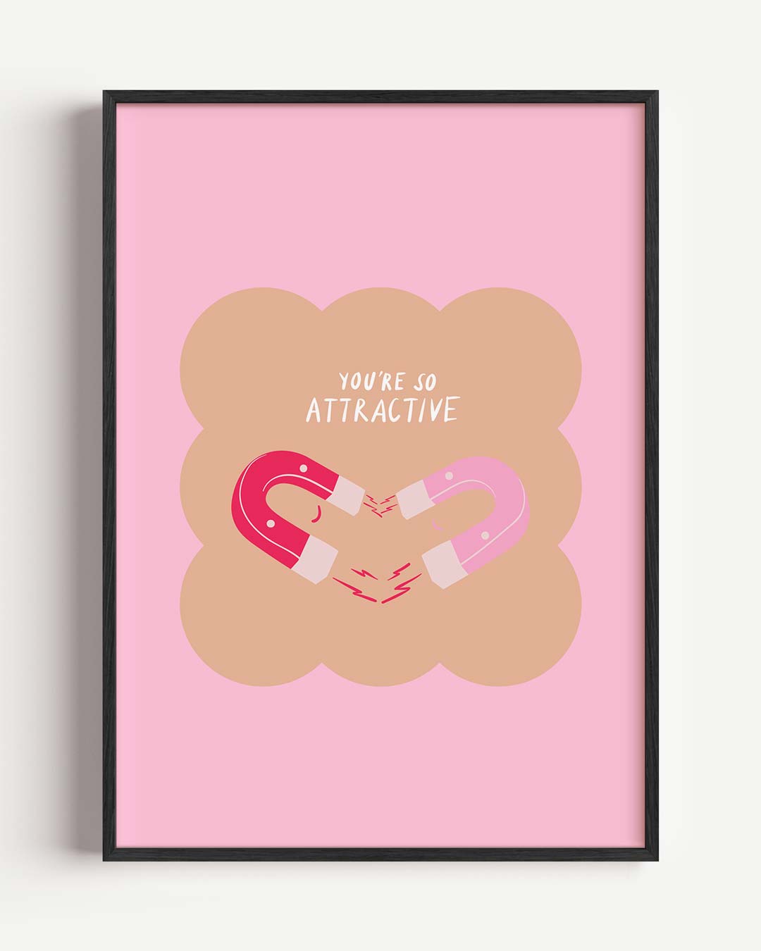 Magneetliefde Poster-WallArtistic