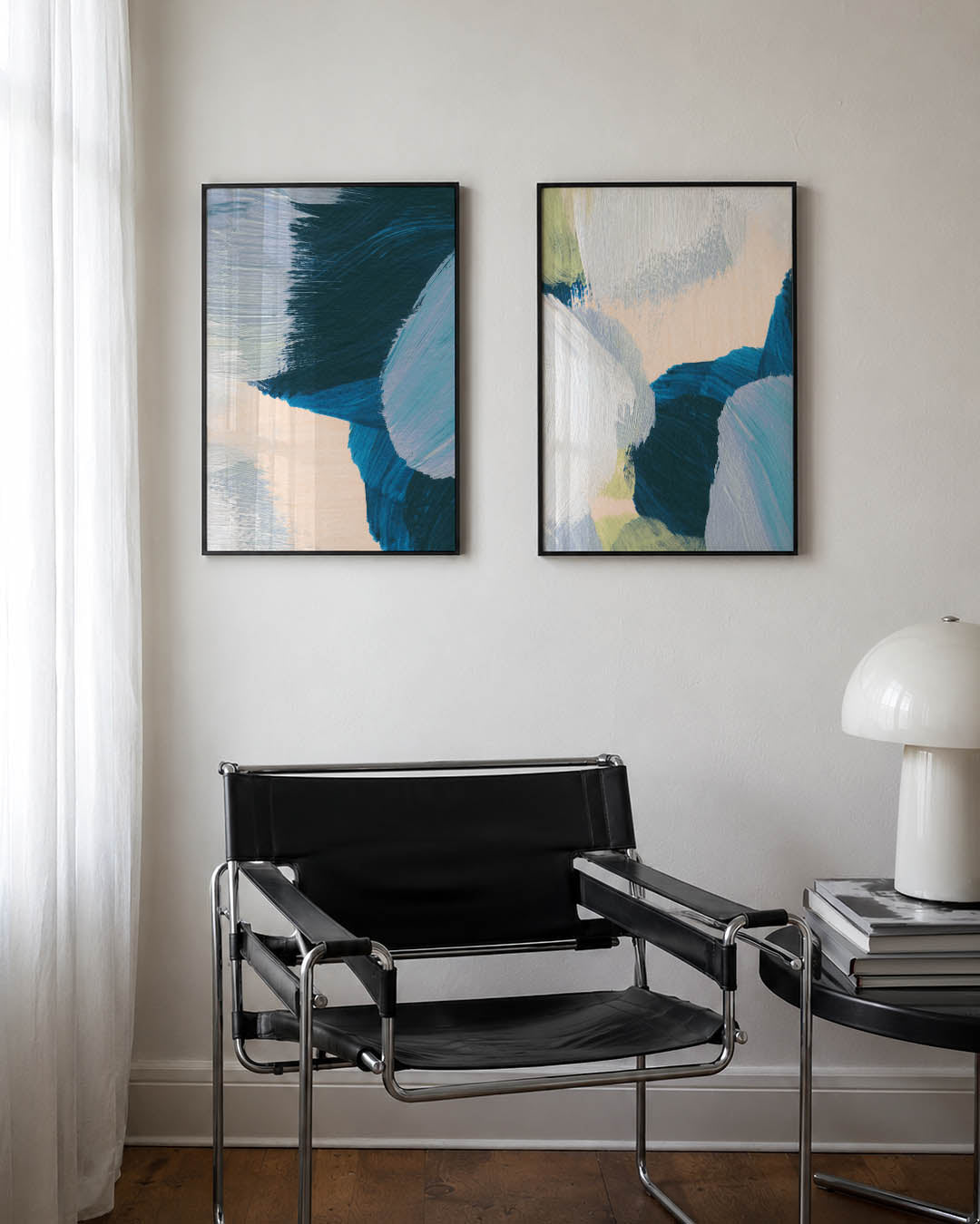 Kleurvlakken en lijnen Posterset