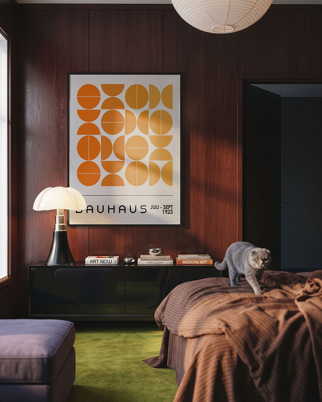 Vormritme en kleur Poster