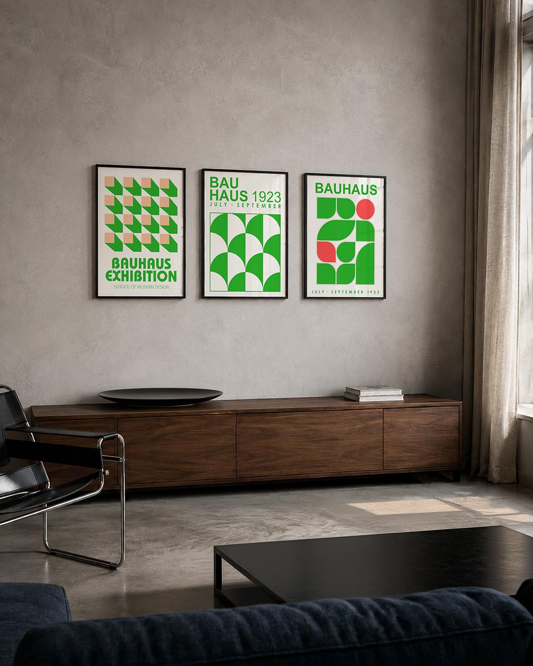 Vorm en schaduw Posterset