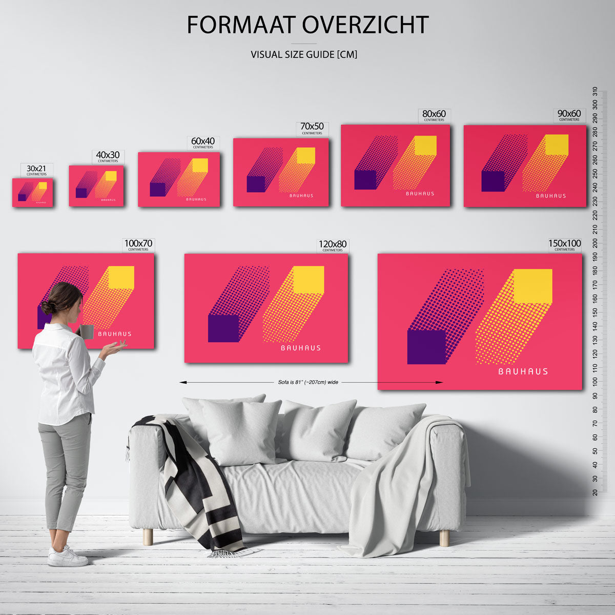 Vorm en kleur Poster