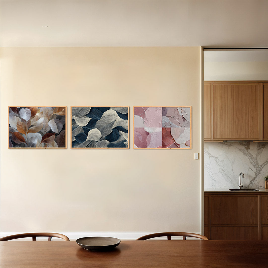 Bladpatroon harmonie Posterset