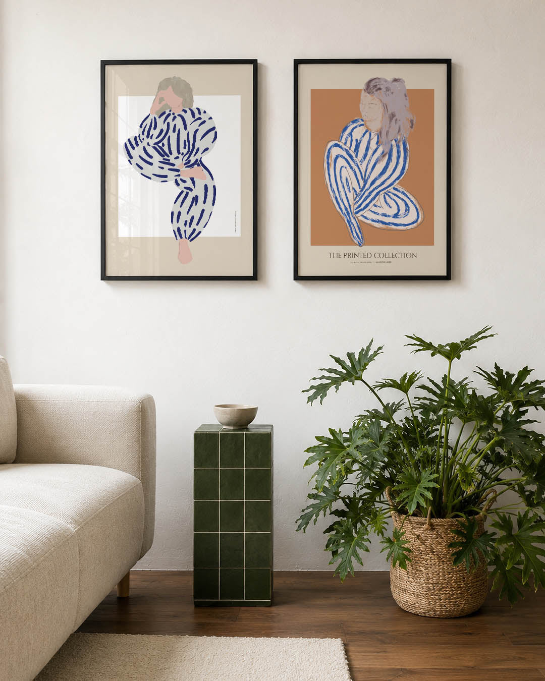 Vorm en kleurenspel Posterset