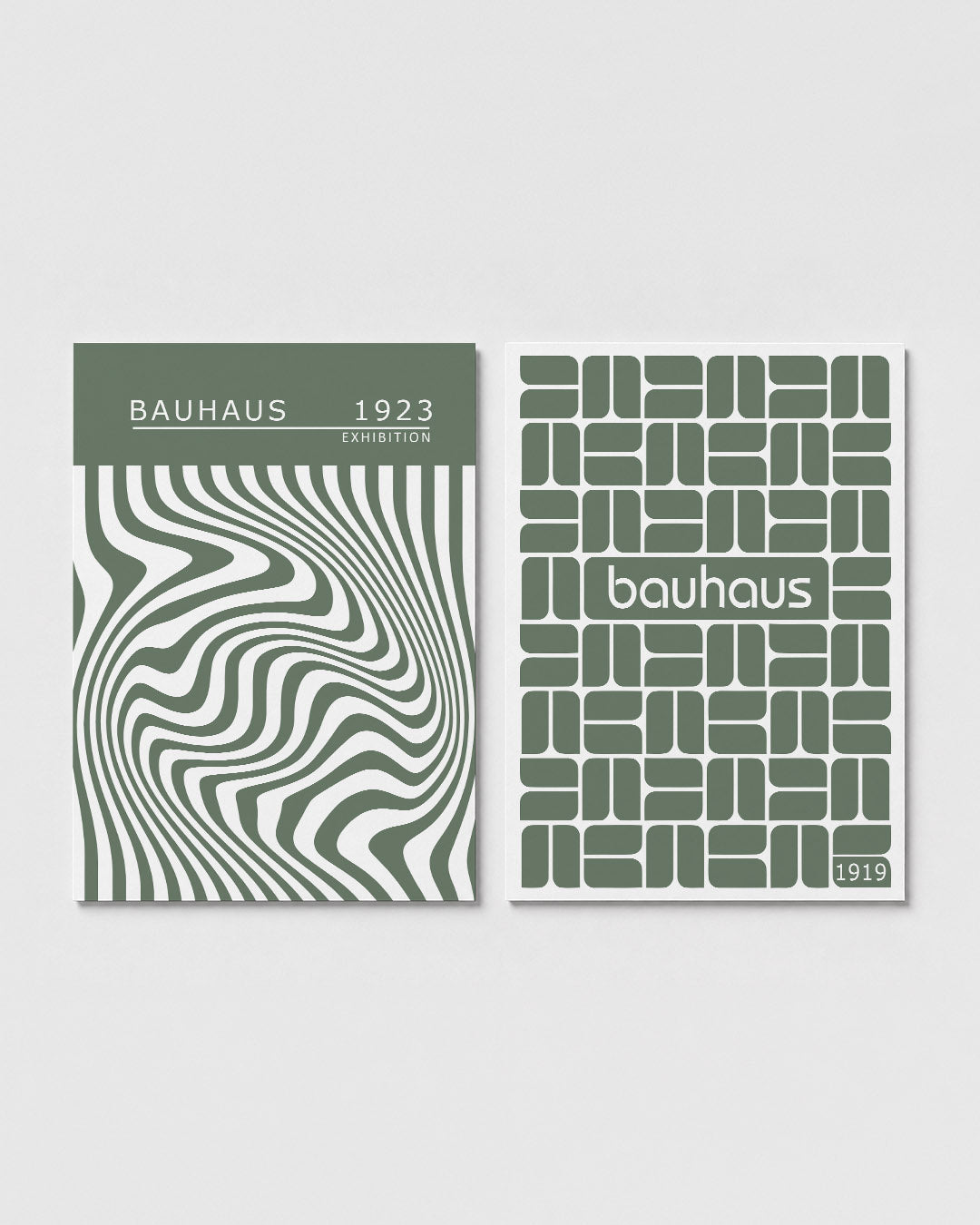 Golvend lijnenspel Posterset