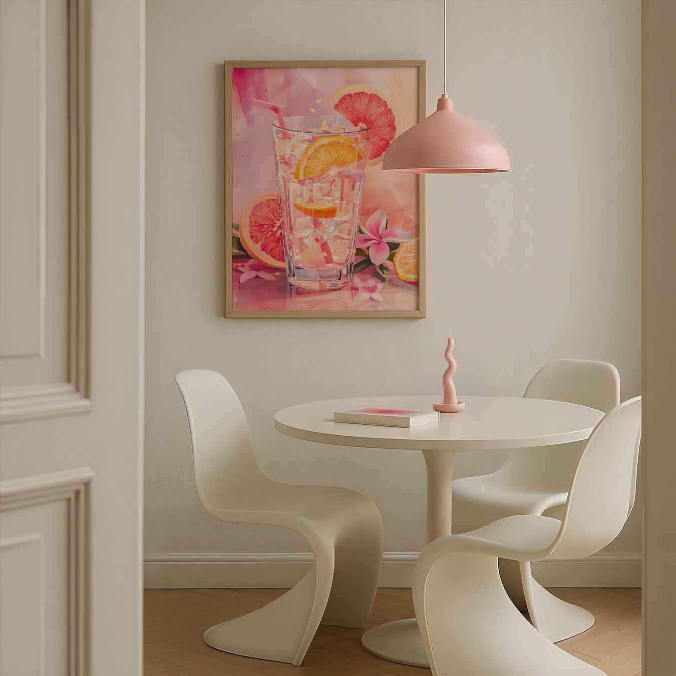 Zomerse Citrus Cocktail Poster-WallArtistic