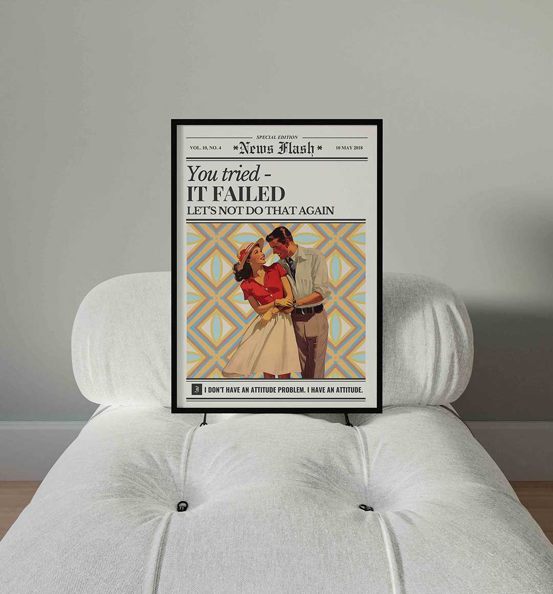 Retro koppel Poster