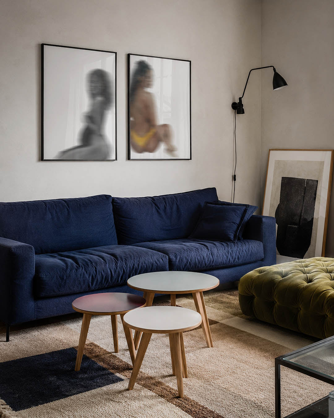 Vervagende silhouet Posterset