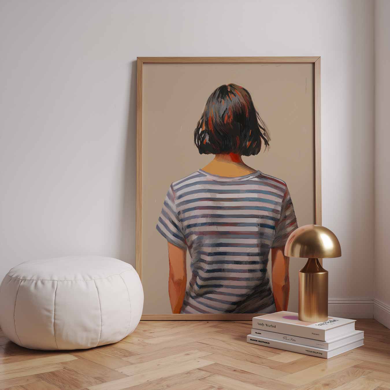 Strepen en Stijl Poster-WallArtistic