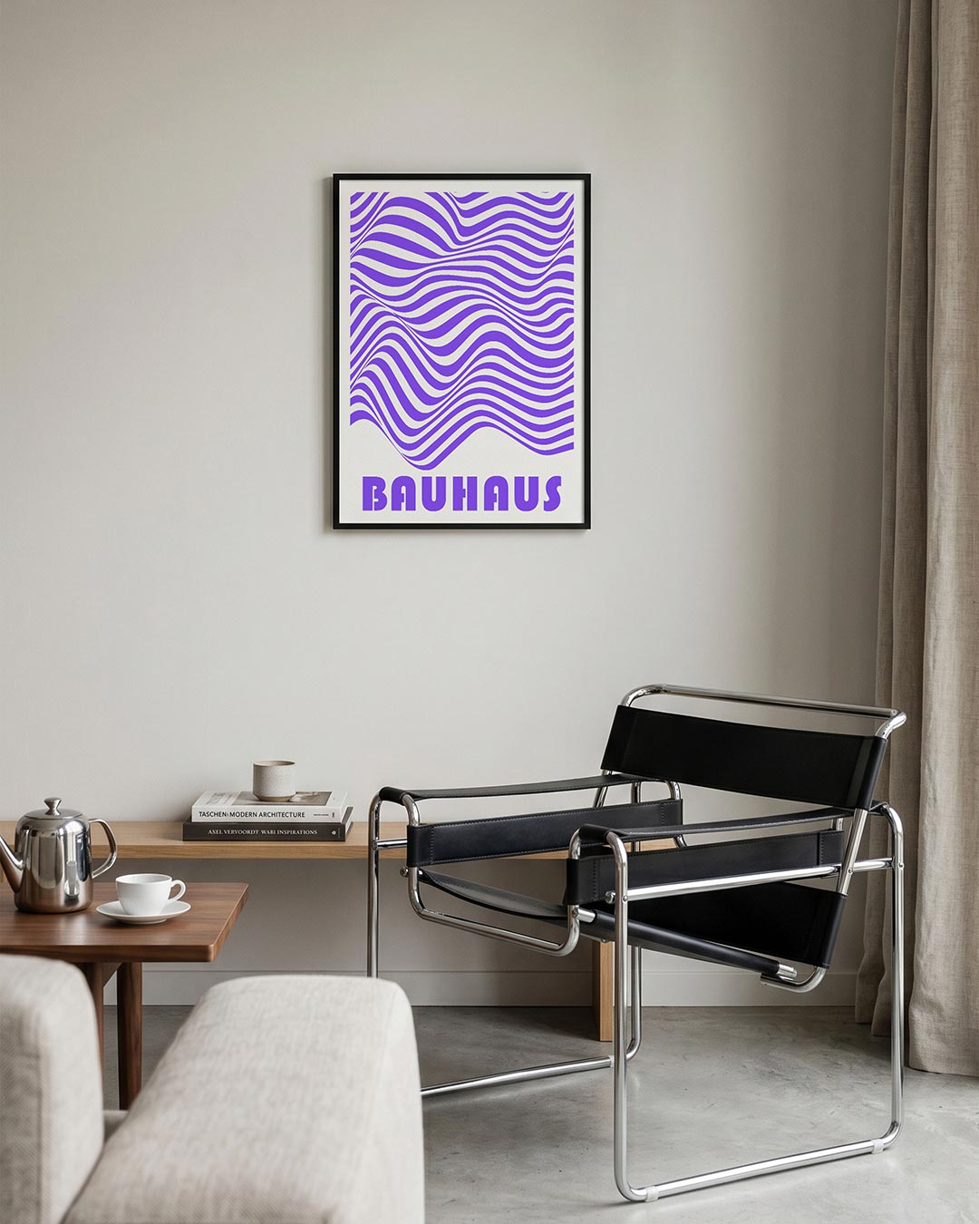 Golvend lijnenspel Poster