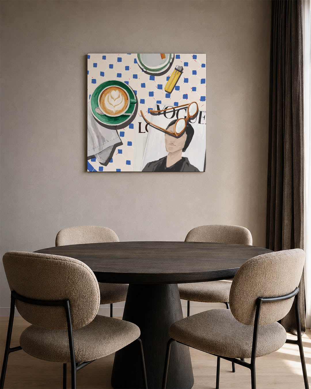 Dagelijkse momenten Kunstwerk