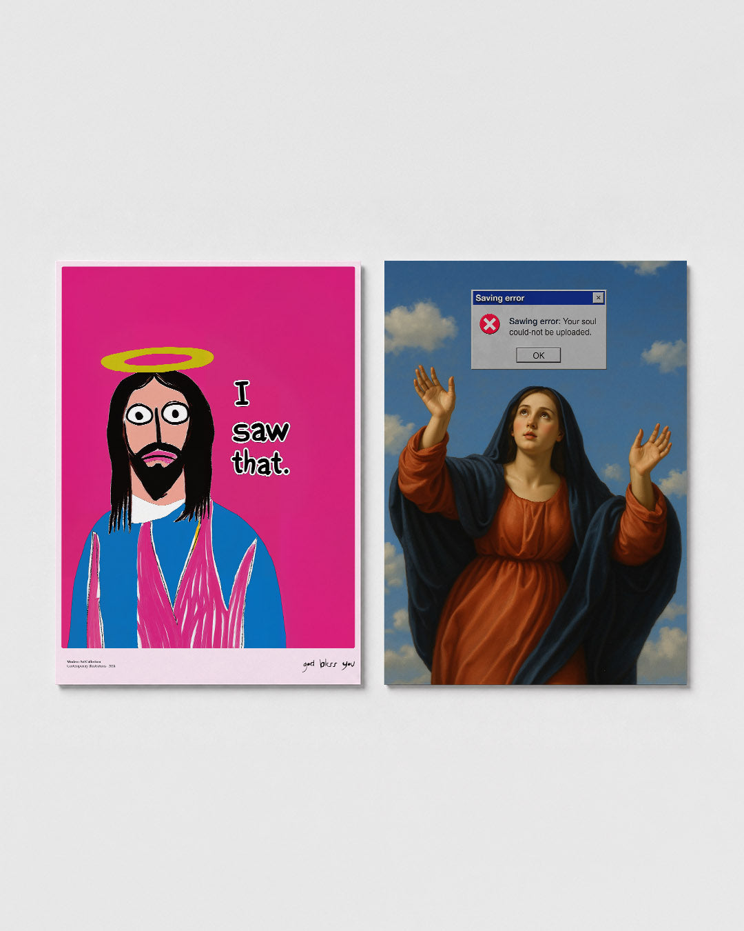 Kleurrijke expressie Posterset