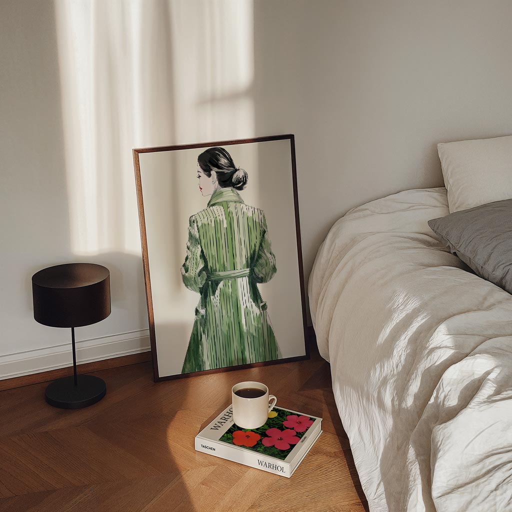 Stijlvolle Mode Illustratie Poster-WallArtistic