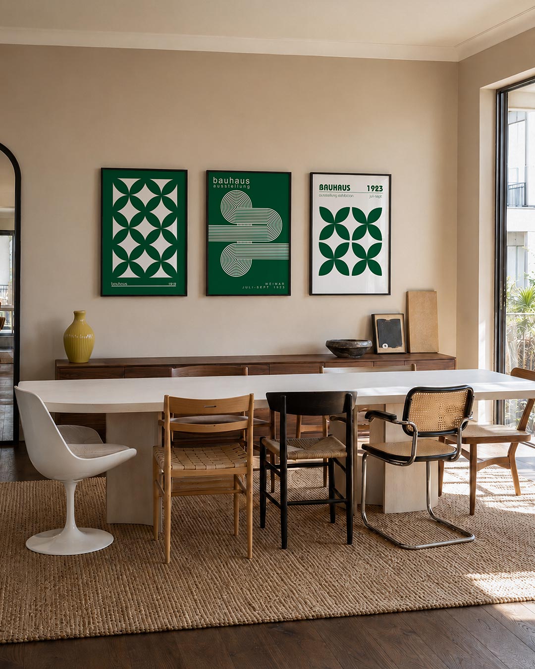 Cirkelpatroon harmonie Posterset