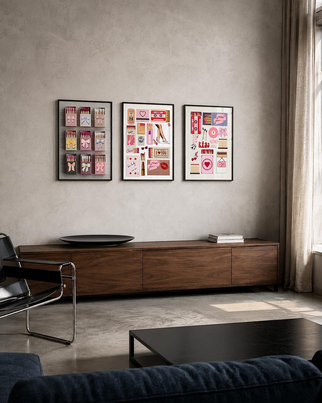 Strikjes en lucifers Posterset