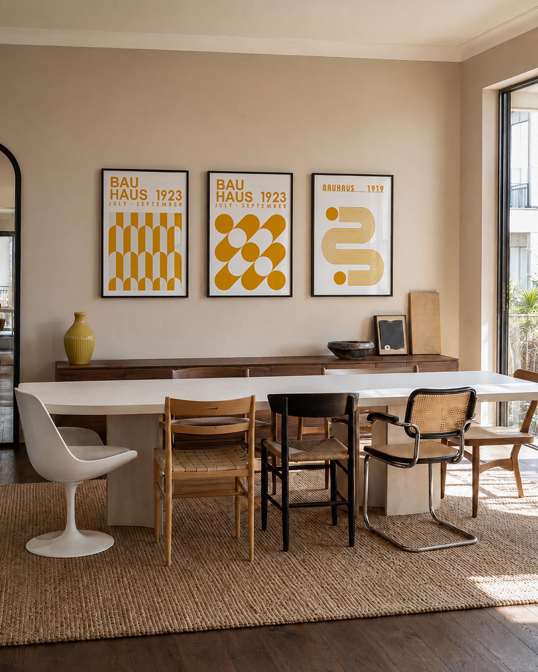 Vorm en kleurenspel Posterset