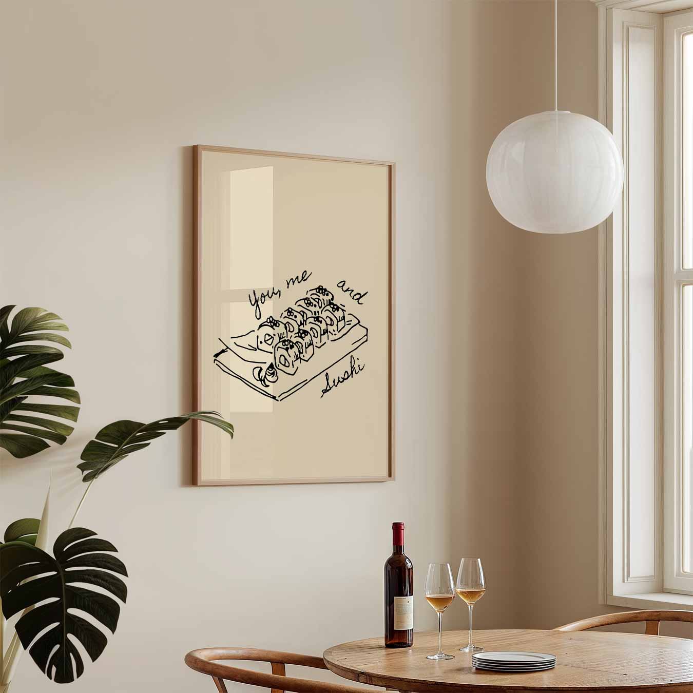 Sushi Liefde Poster-WallArtistic