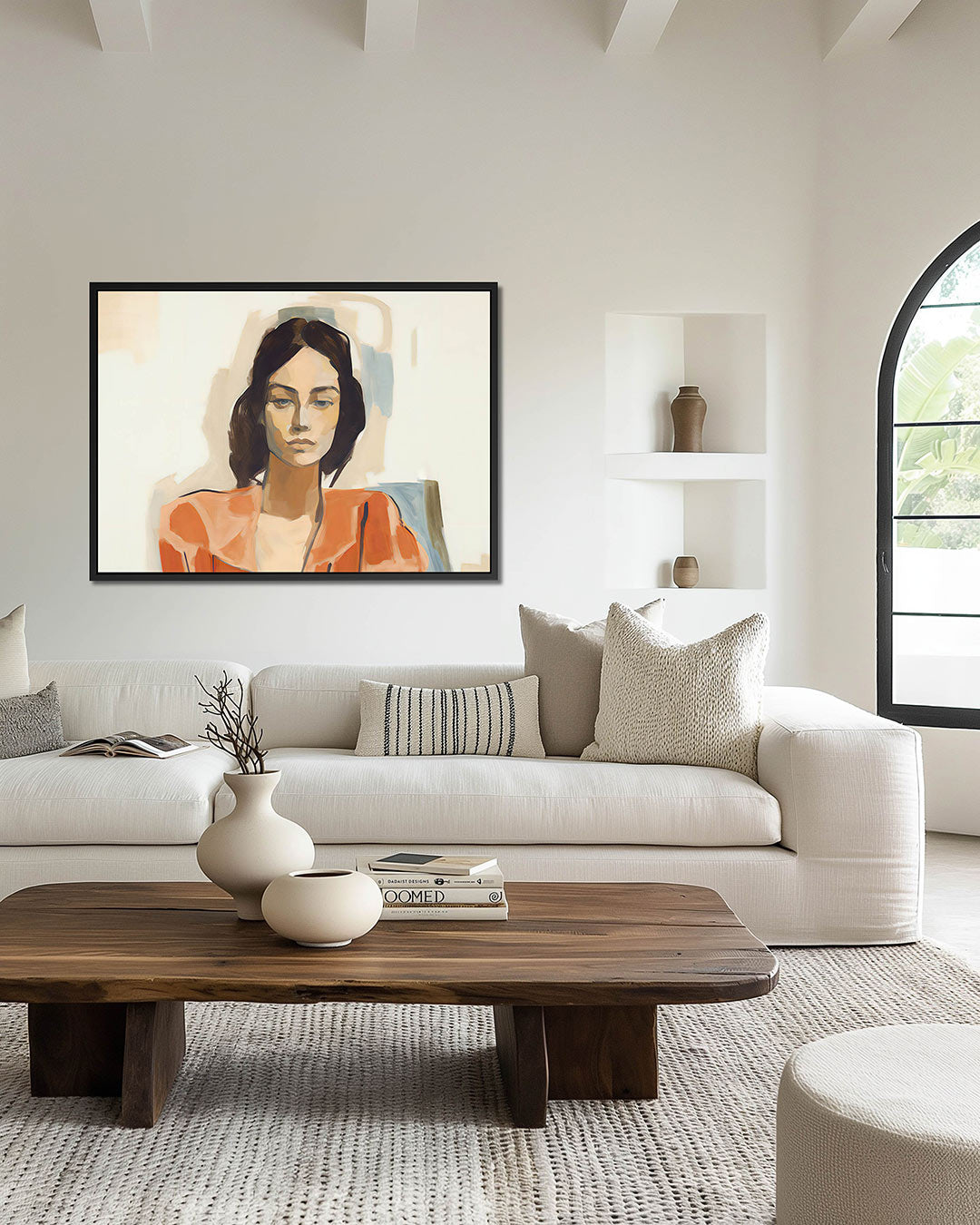 Vrouwelijk portret Kunstwerk