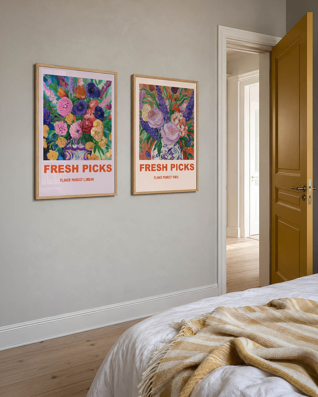 Bloemrijke kleurexplosie Posterset