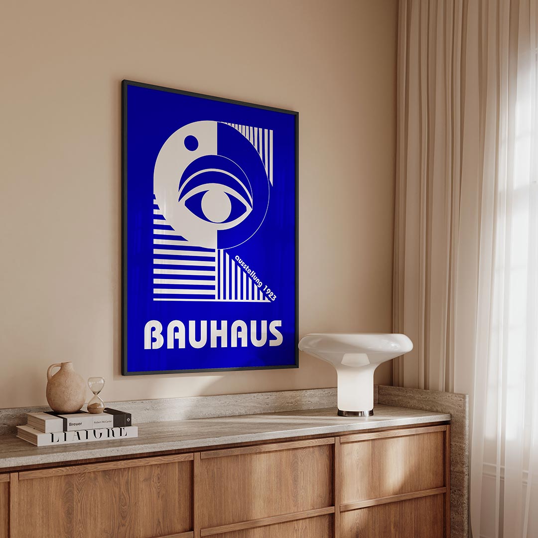 Oog en lijnen Poster