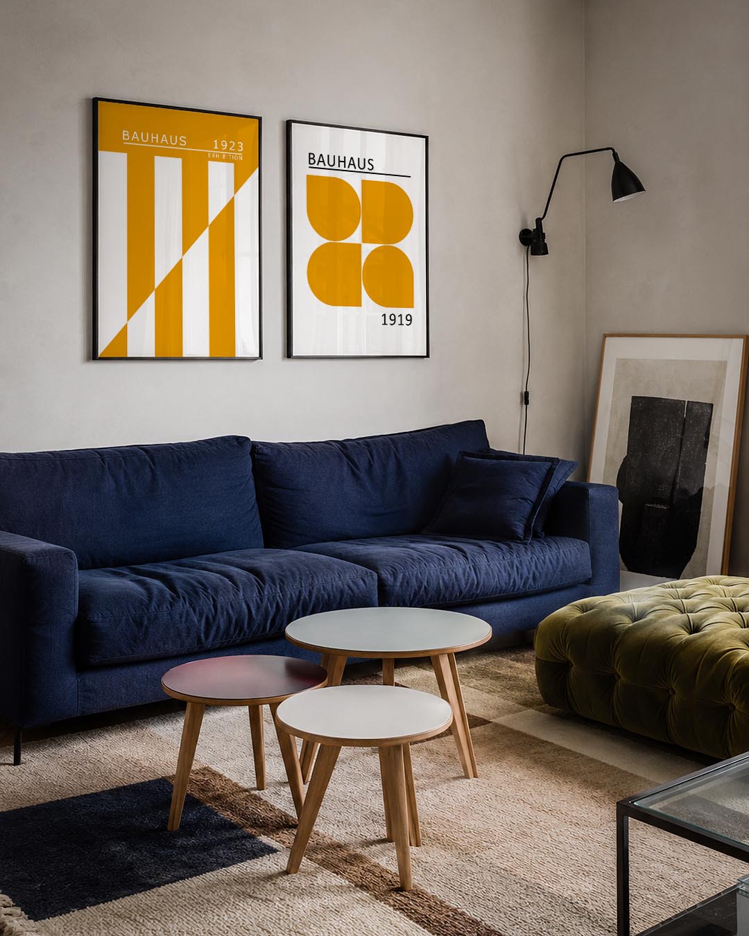 Lijnen en kleurvlakken Posterset