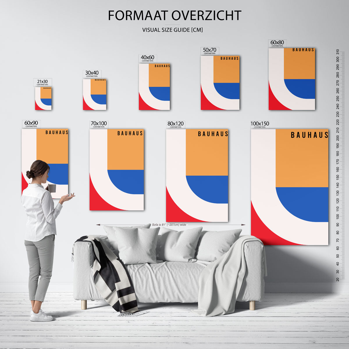 Vorm en kleur Poster