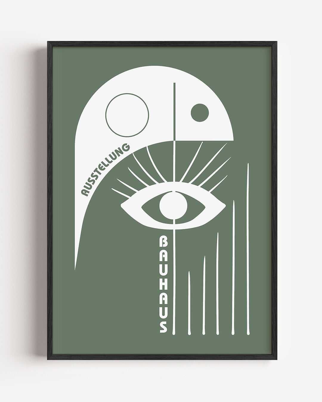 Oog en lijnen Poster