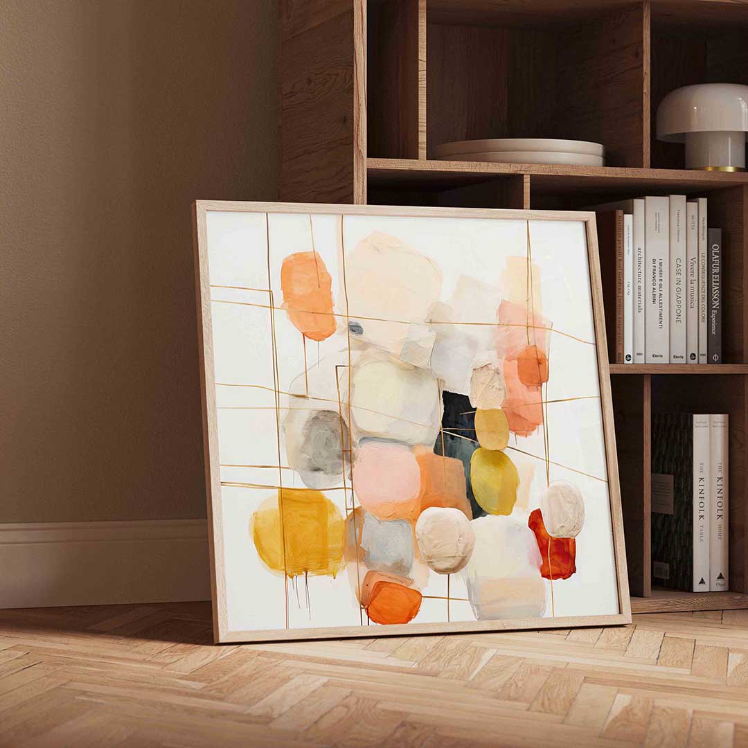 Abstracte vormen Poster