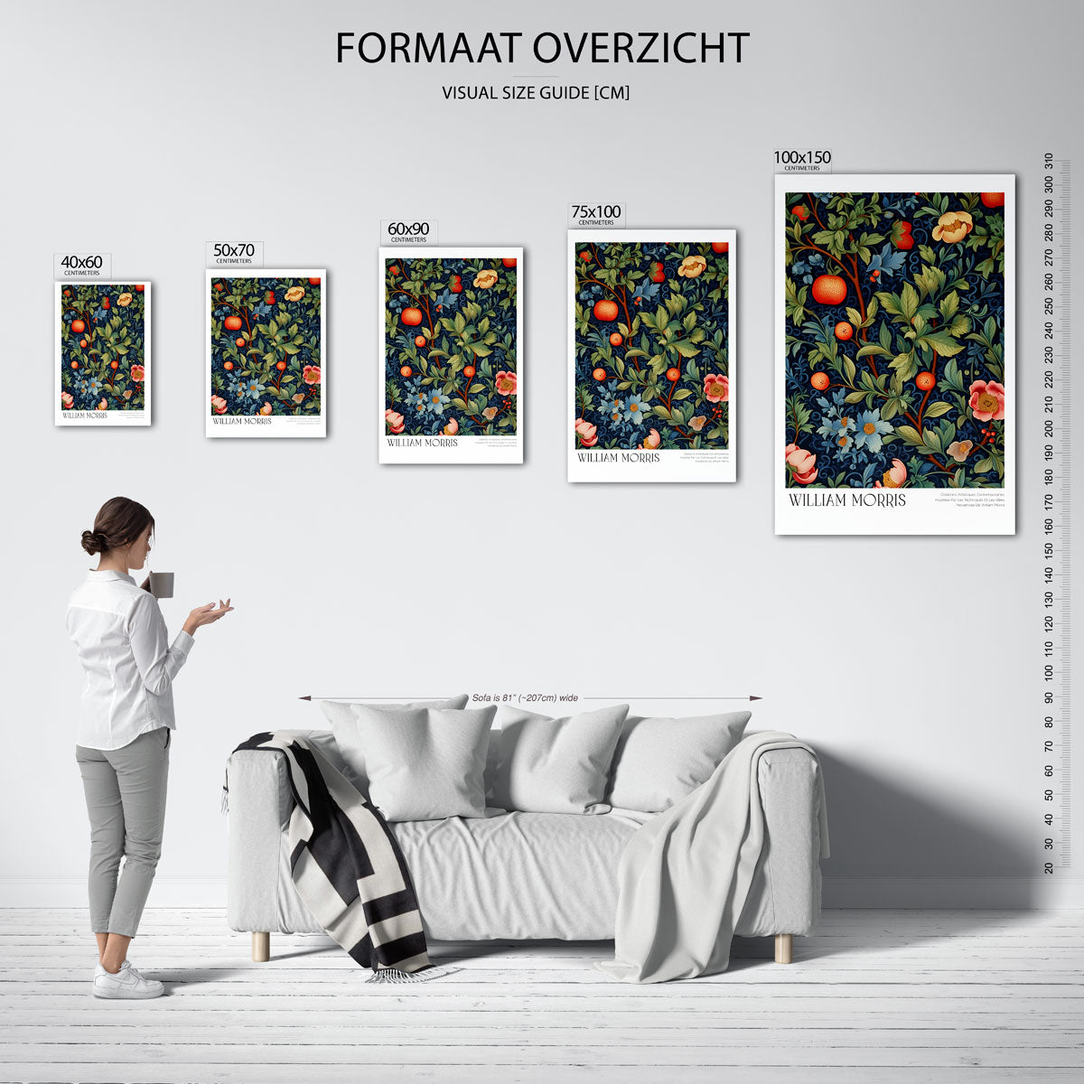 Natuurlijke bloemenpracht Kunstwerk