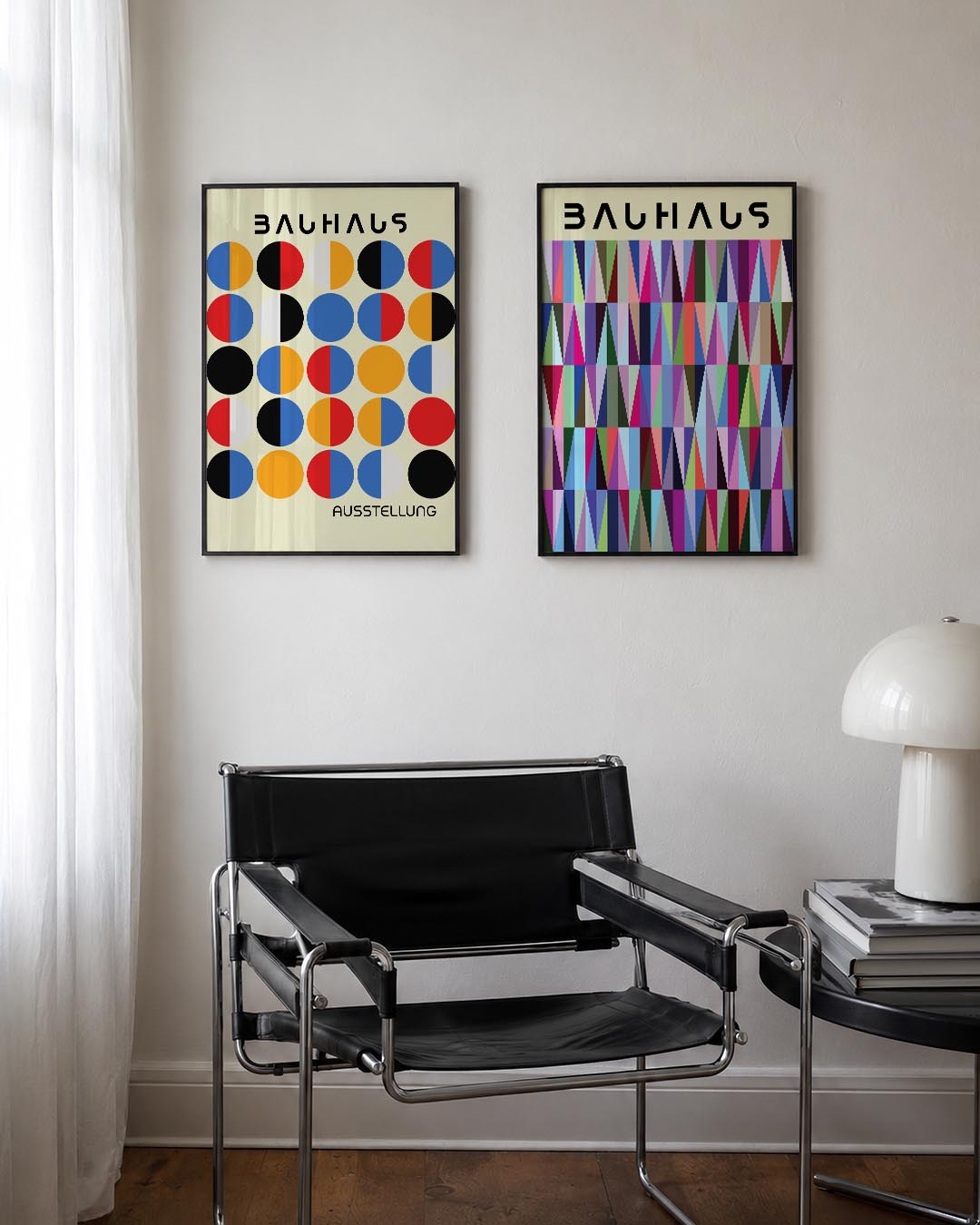 Kleurrijke cirkelritmes Posterset