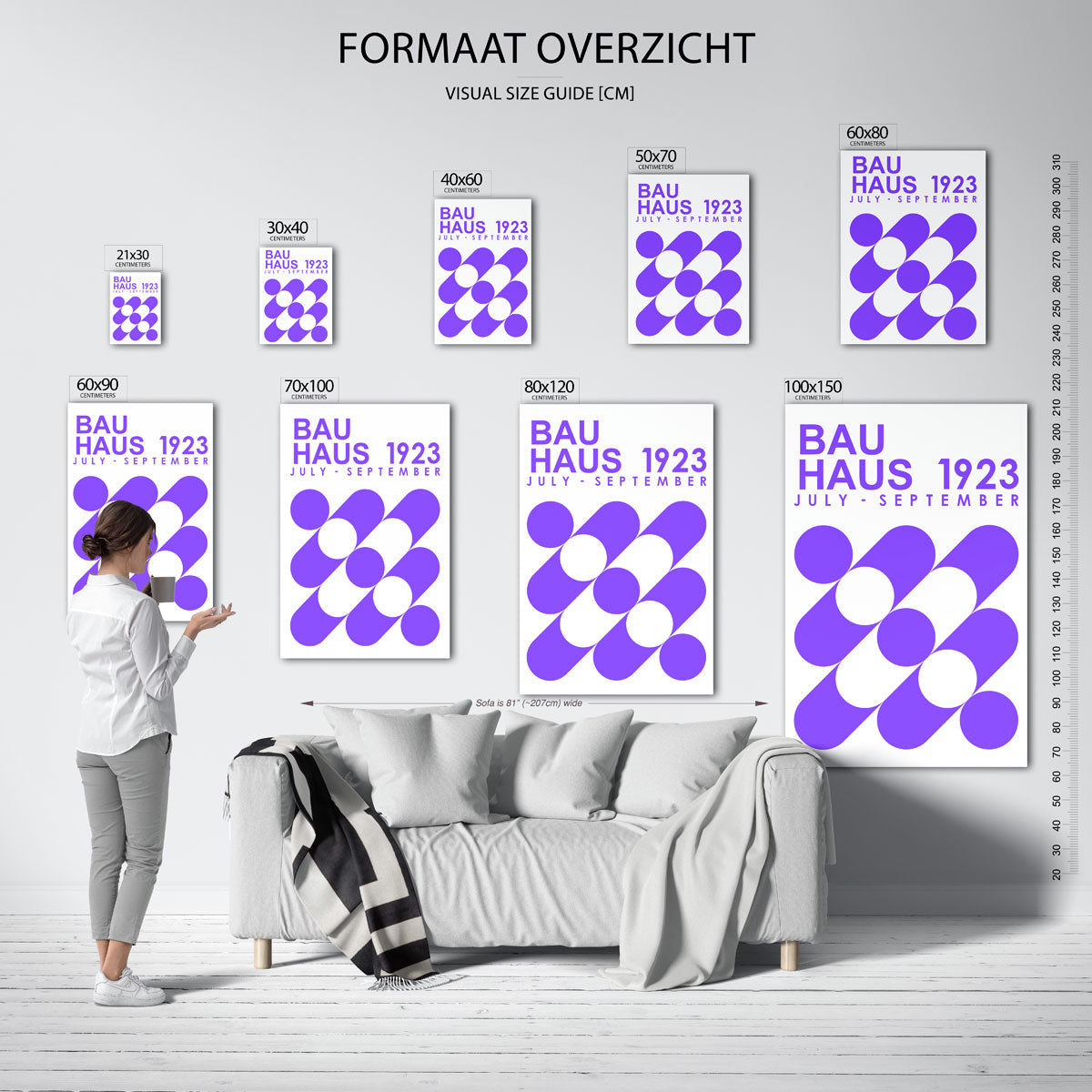 Vormen en vlakken Poster