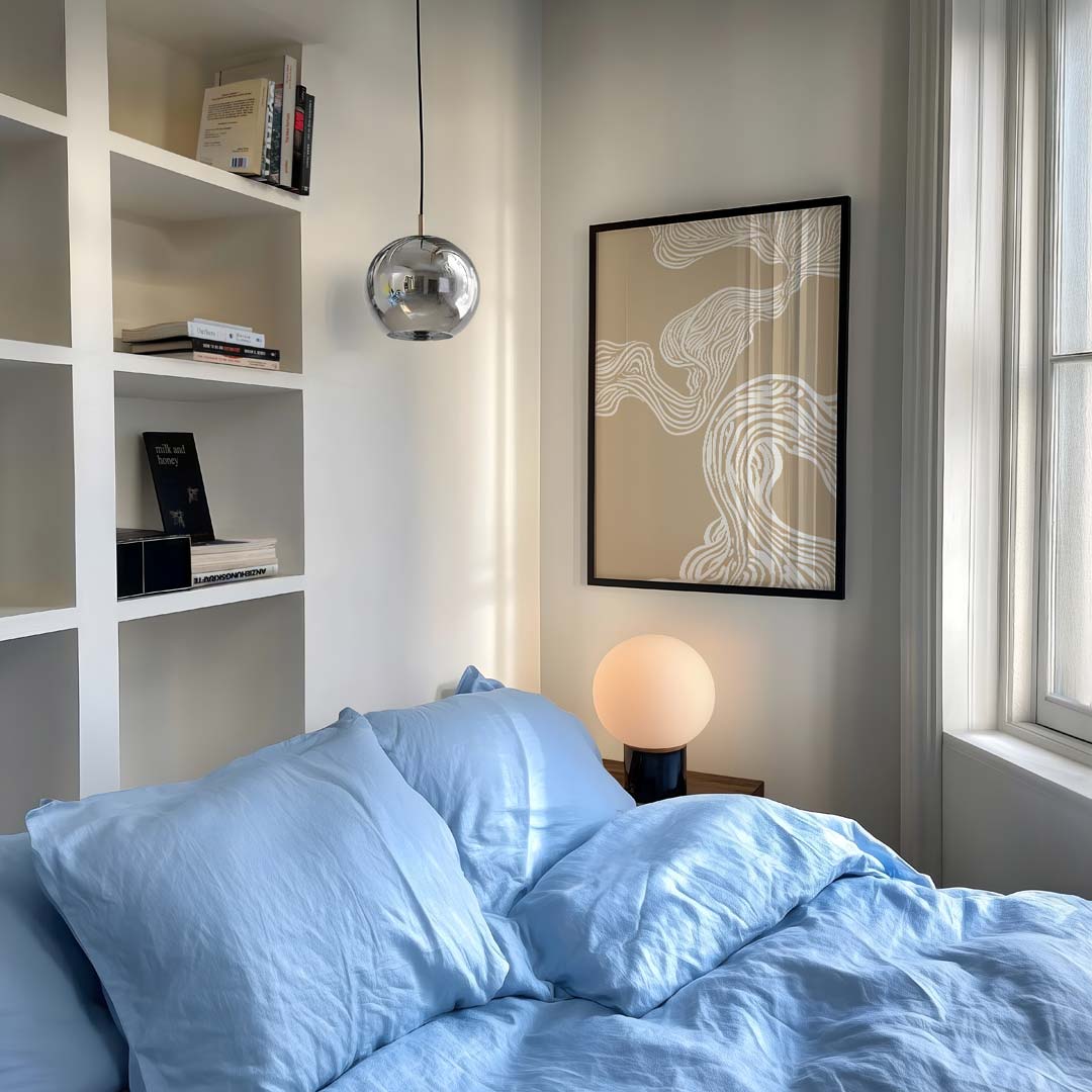 Organische Beige Elegantie Poster-WallArtistic