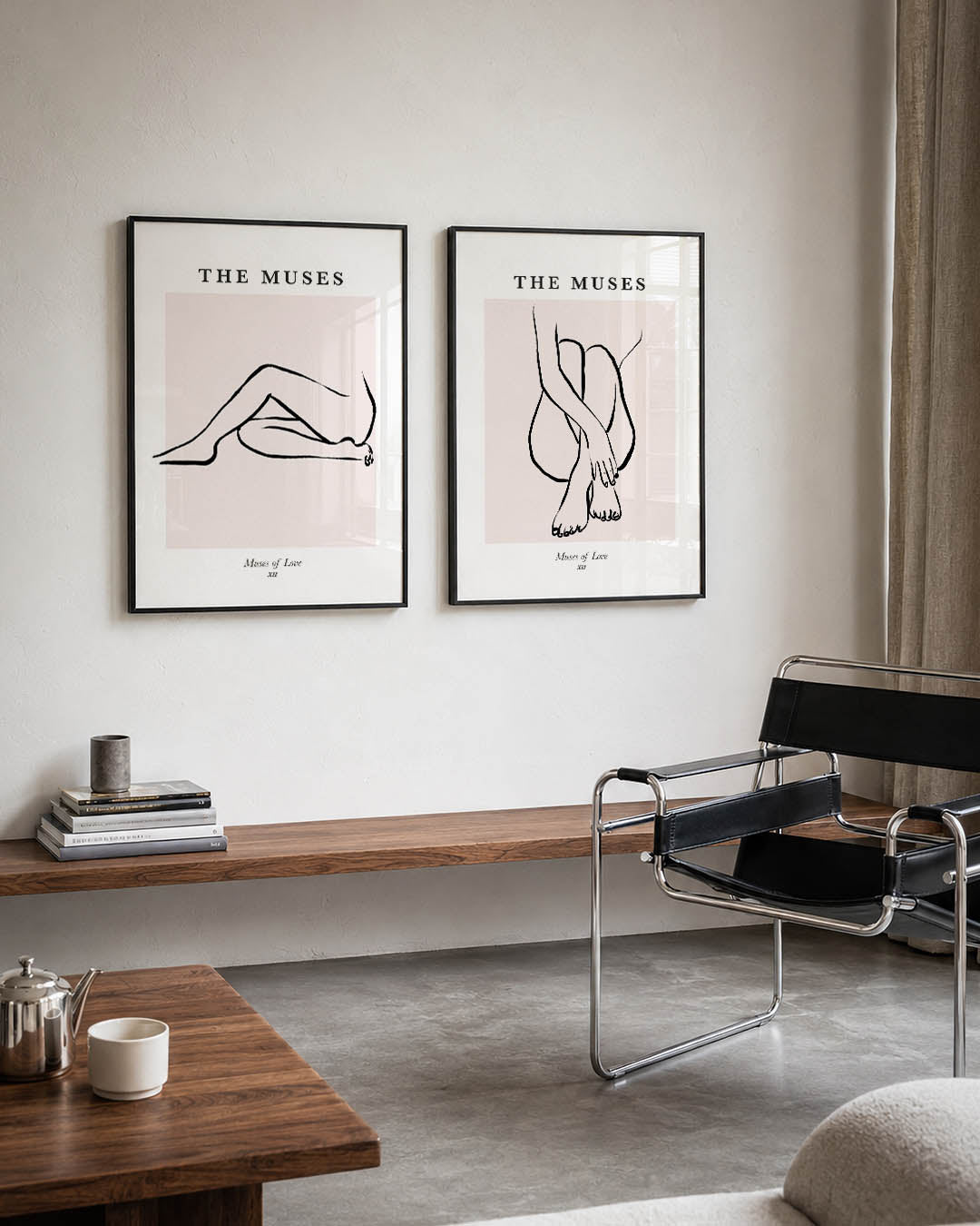 Lijnenspel en elegantie Posterset