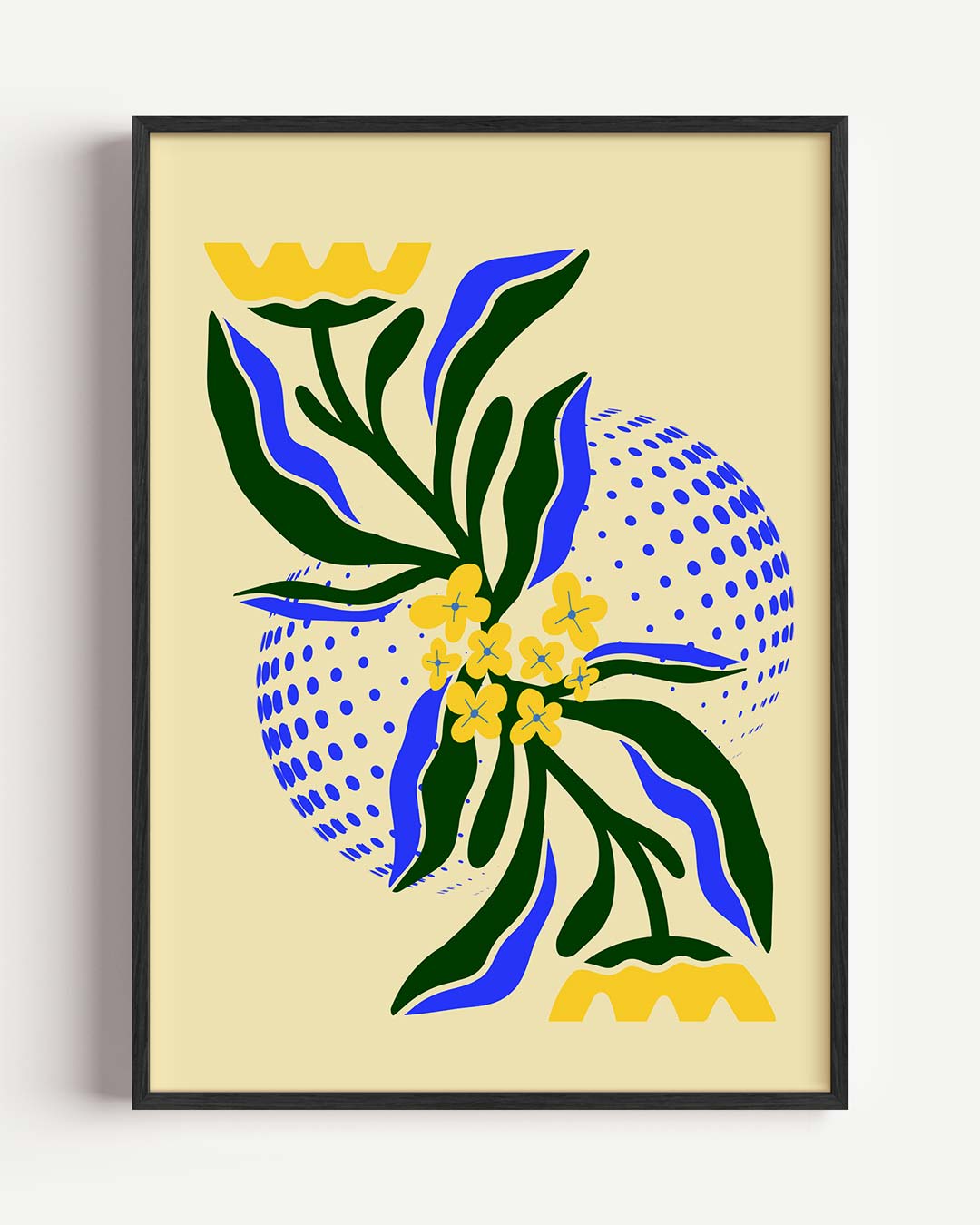 Bloemenpracht Illustratie Poster-WallArtistic