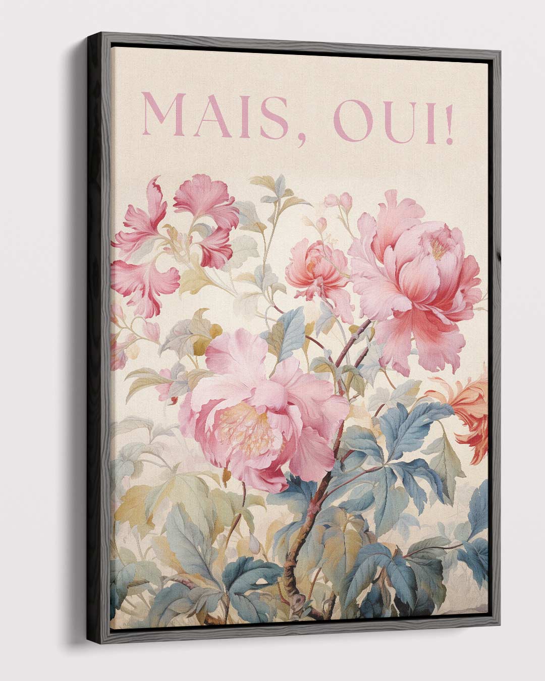 Mais, Oui! - Bloemenpracht in Pastel Kunstwerk-canvas-dibond-plexiglas-wanddecoratie-WallArtistic