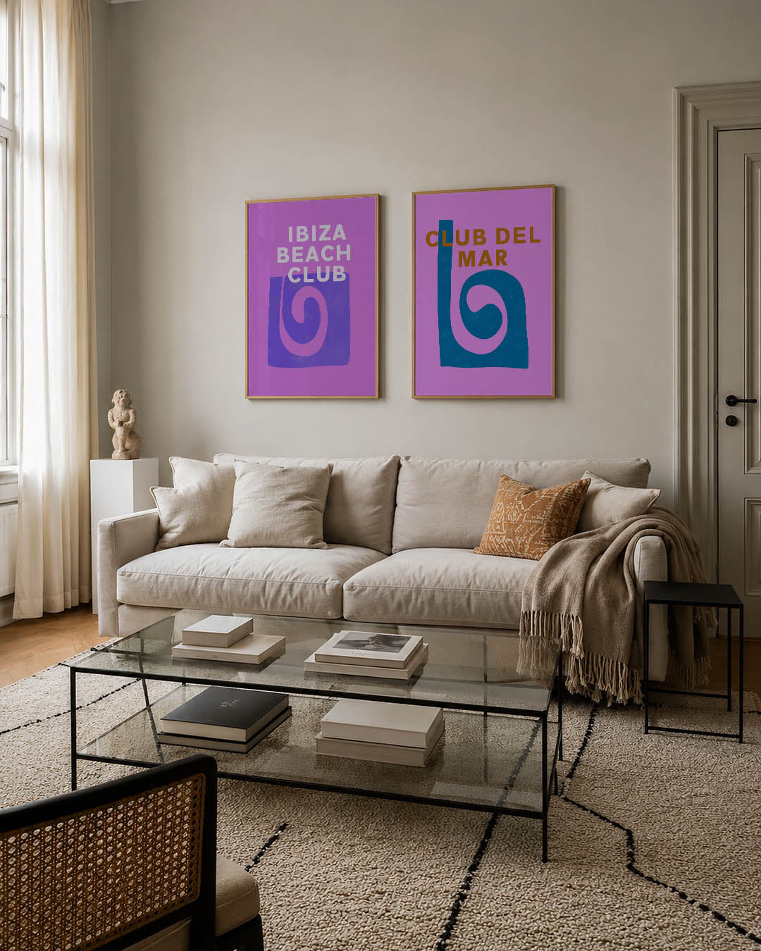 Kleurrijke vormen Posterset