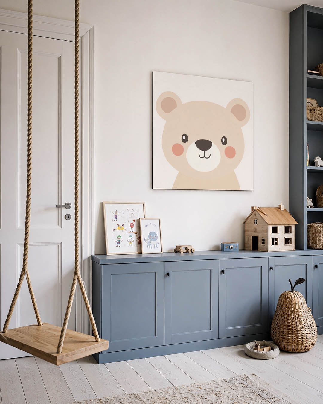Vrolijke beervorm Kunstwerk