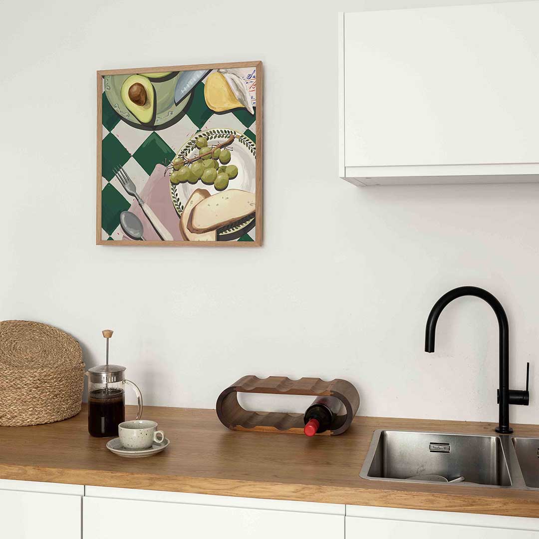 Ontbijt tafel Poster