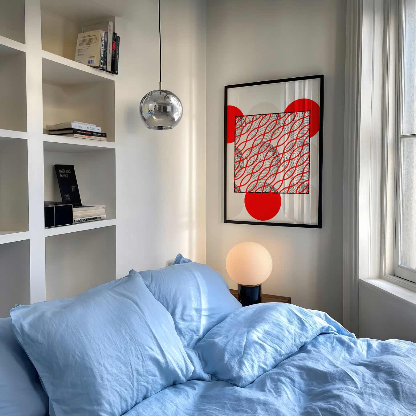 Modern Artistieke Golven Poster-WallArtistic