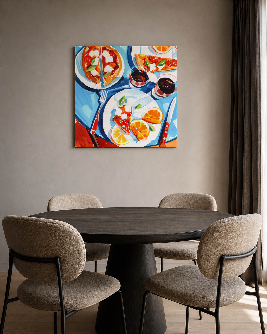 Eettafel Kunstwerk
