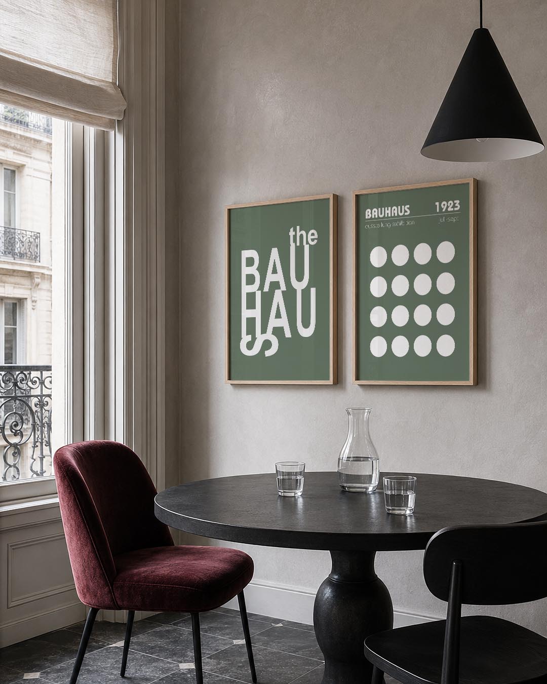 Typografisch spel Posterset