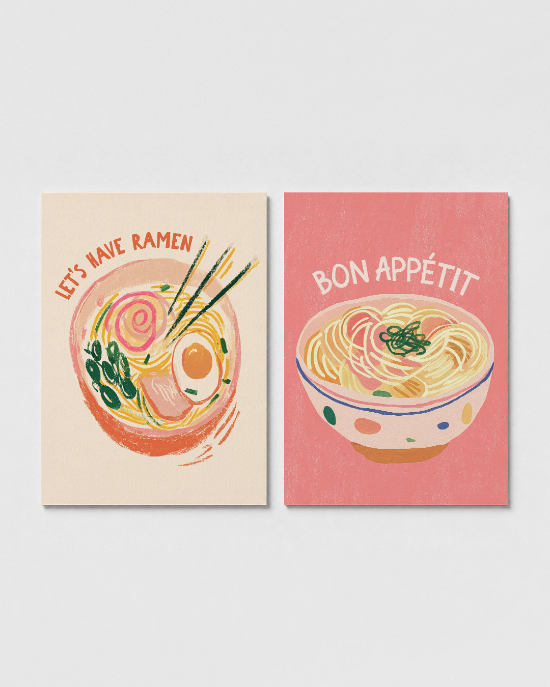 Kleurrijke kompositie Posterset